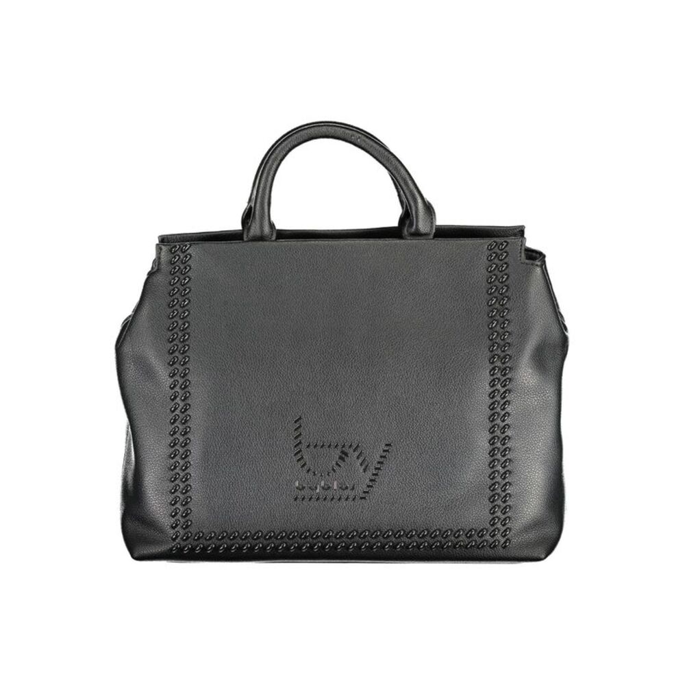 BYBLOS Structured Tote with Studded Detail Women Black Handbags